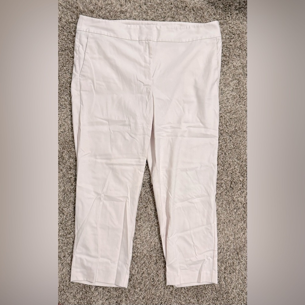Loft slim pencil pant blush colored